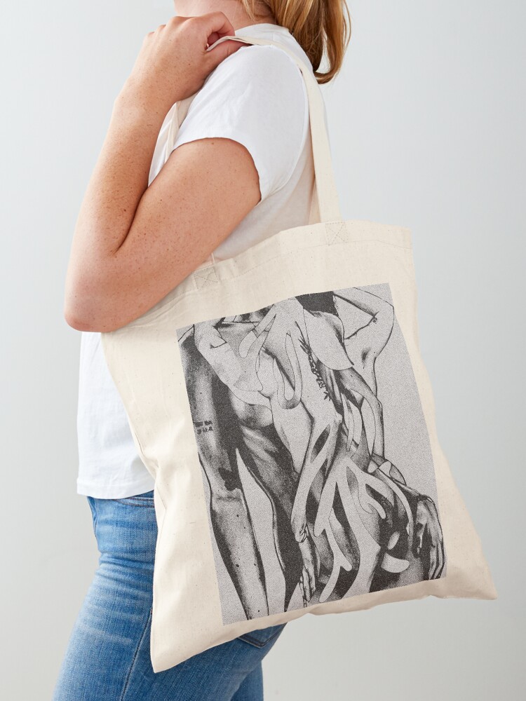 Women Bags Grey - Black and White/Grey Gradient Paper Cut