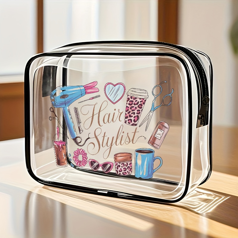 Women Bags For Airport - 1pc Clear Makeup Bag Transparent Travel