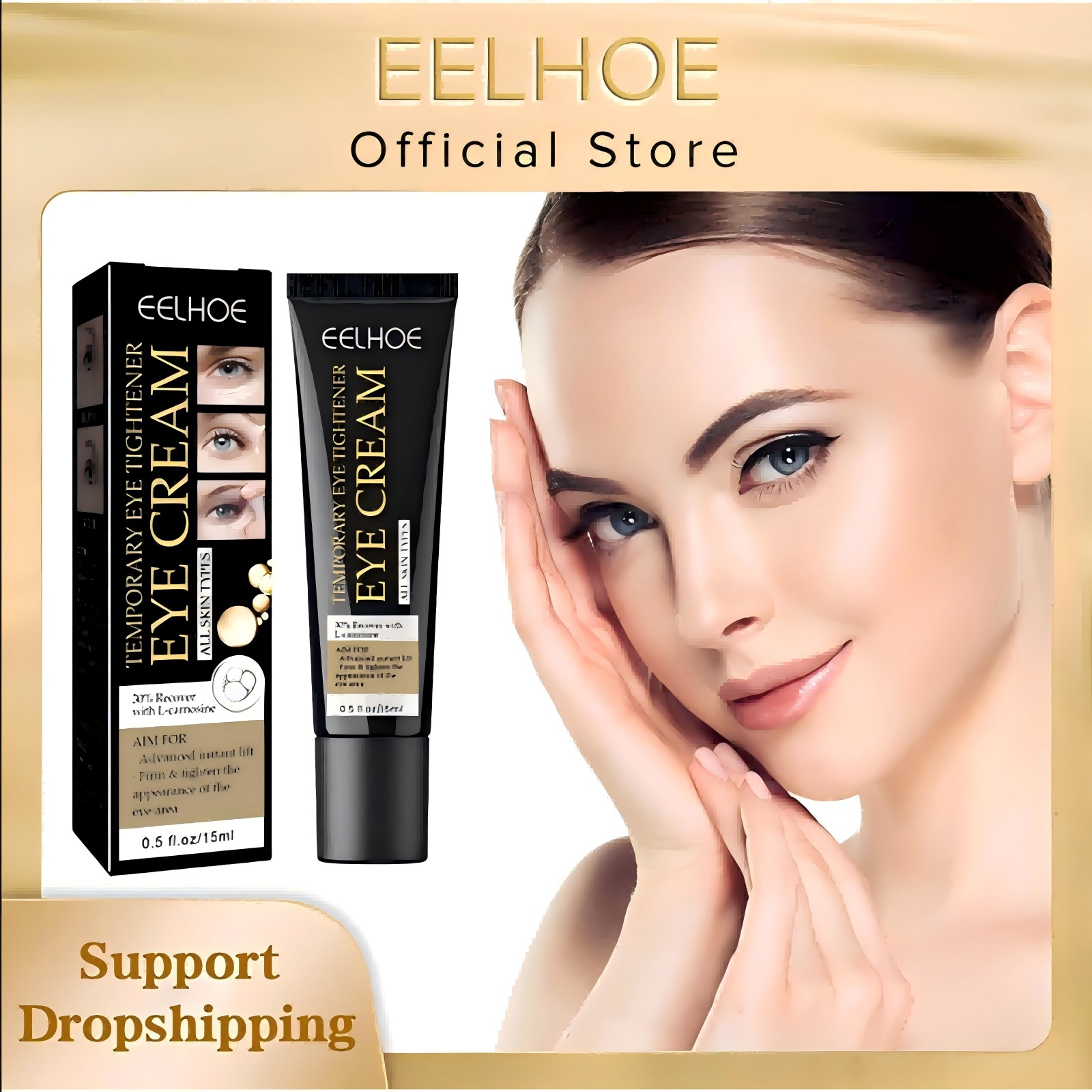 Women Bags Under Eyes - EELHOE Eye Firming Cream for Dark