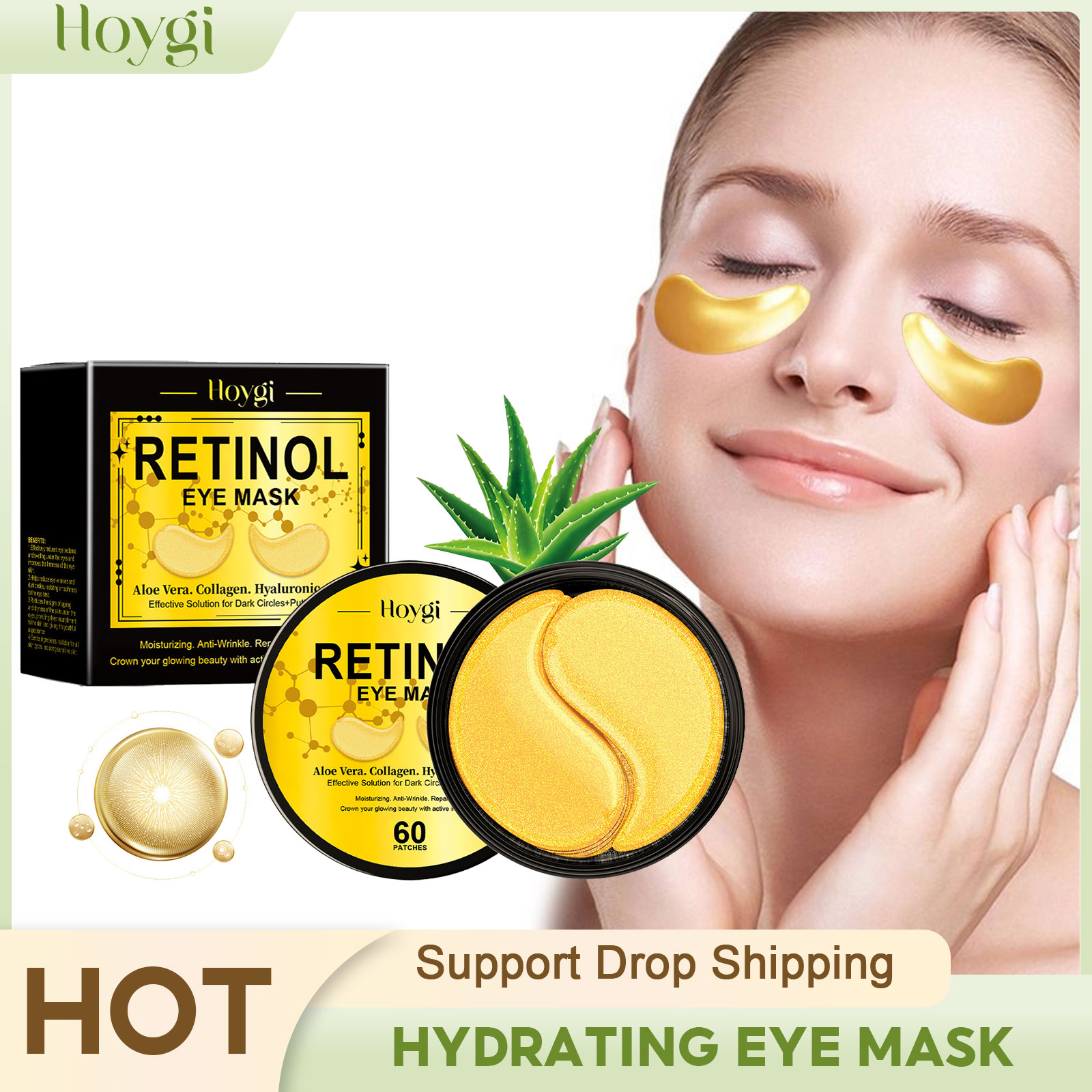 Women Bags Under Eyes - Hydrating Eye Mask Anti Dark Circles
