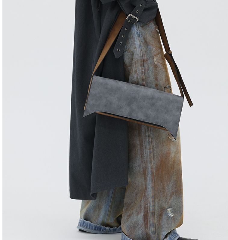Women Bags Grey - JIAERDI Vintage Grey Shoulder Bags Purse