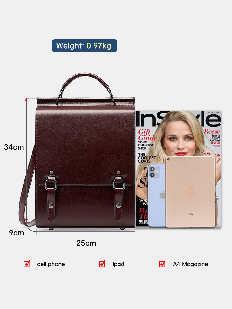 Zency Female Fashion Backpack  - Women Bags For Office recension och pris