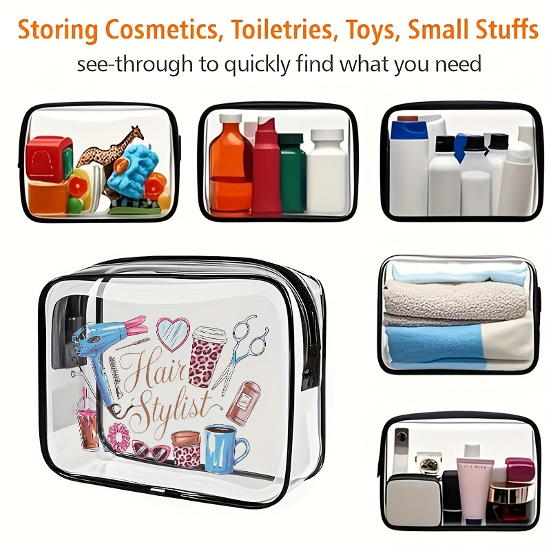 1pc Clear Makeup Bag Transpare - Women Bags For Airport recension och pris