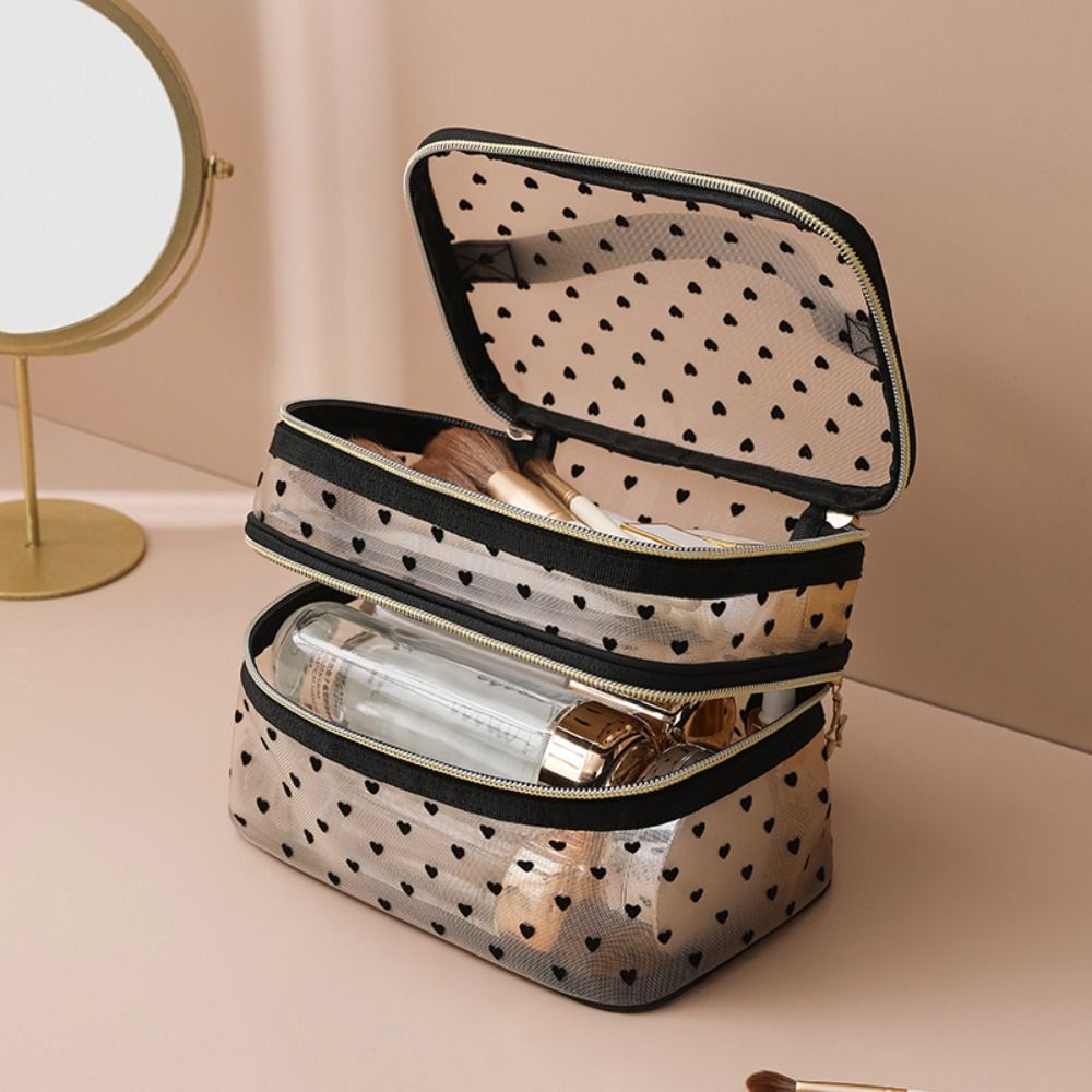 New Nylon Makeup Bag Black Gre - Women Bags Grey recension och pris