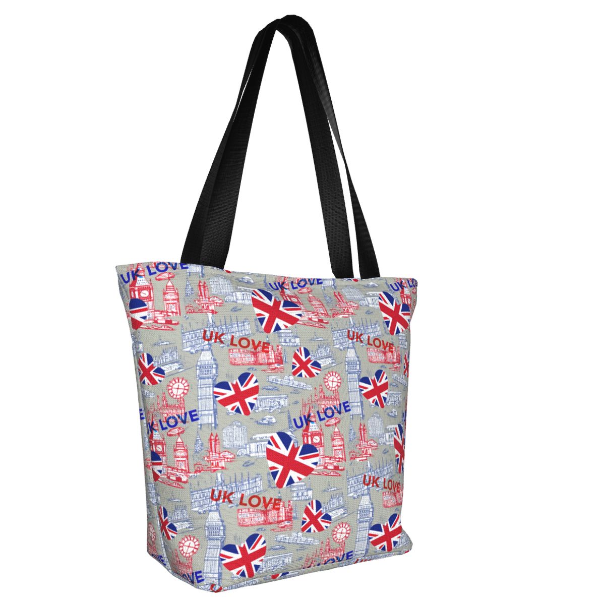 Custom Flag Of The UK Love Gro - Women Bags Uk recension och pris