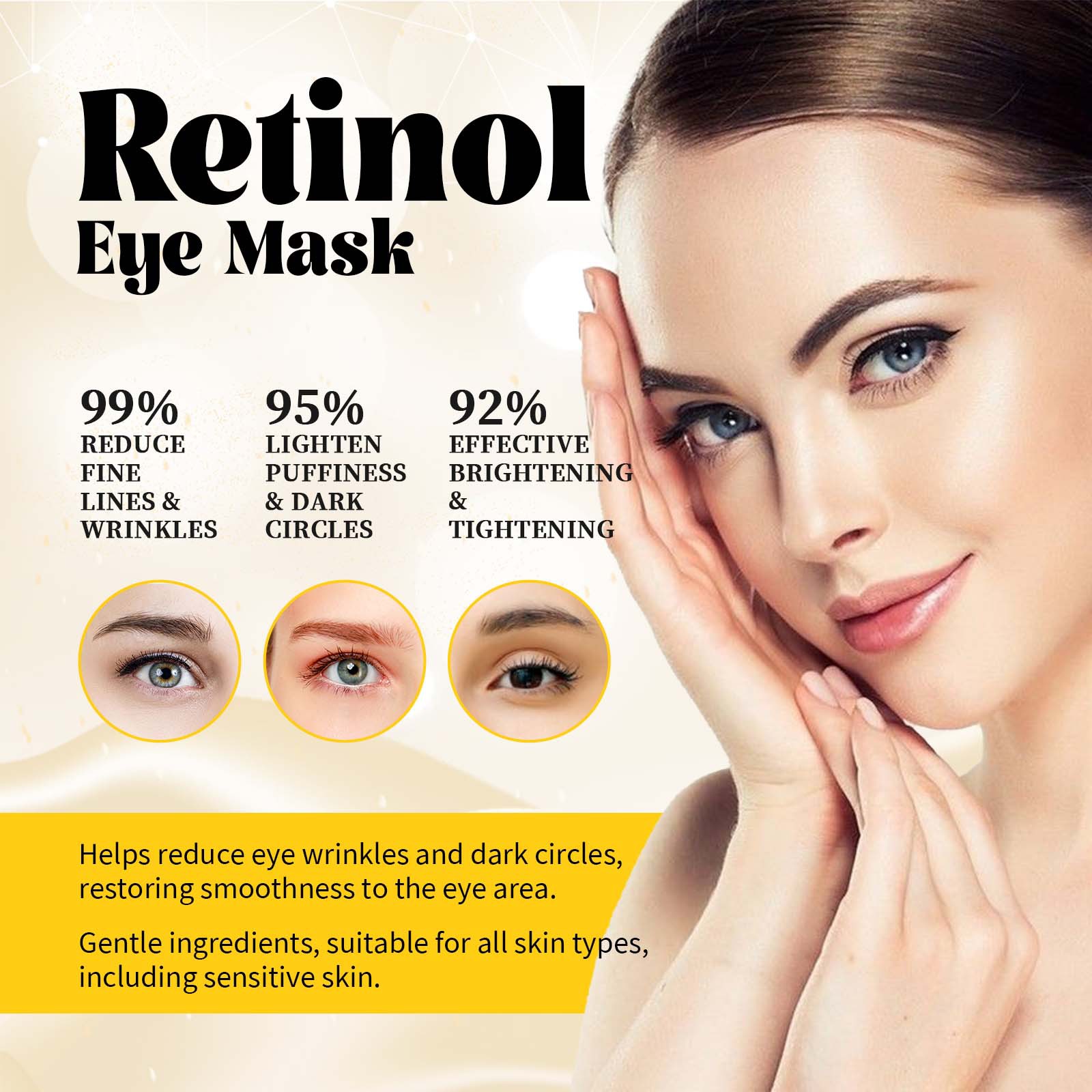 Hydrating Eye Mask Anti Dark C - Women Bags Under Eyes recension och pris