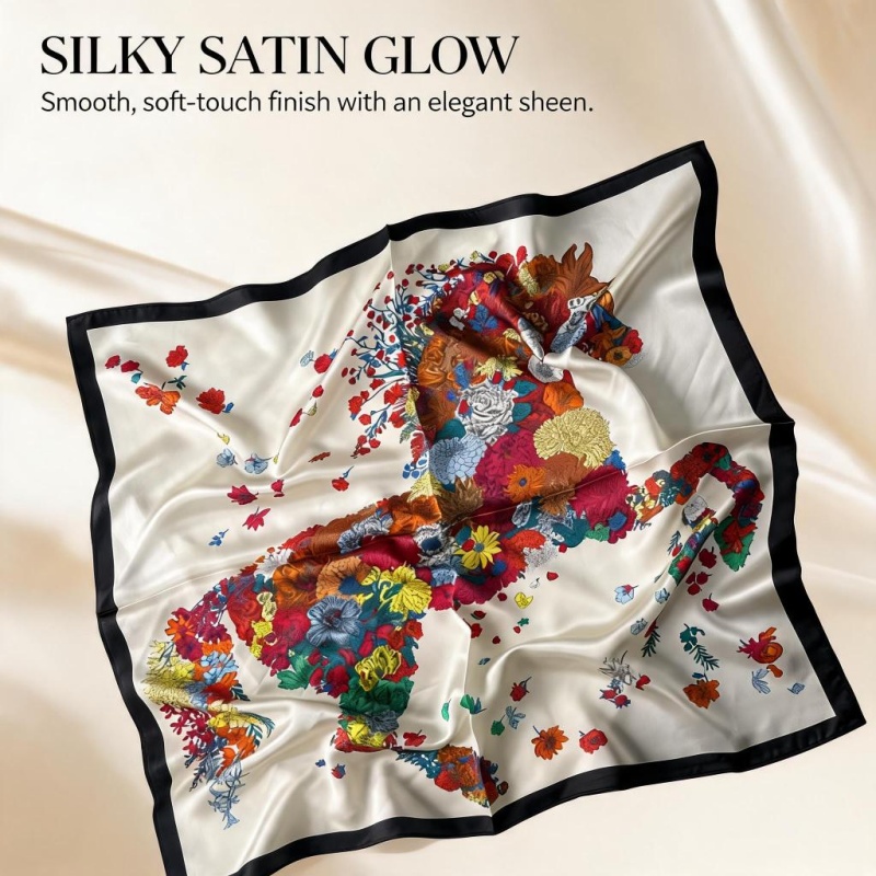 Women 65X65CM 100% Silk Square - Women Bags For Office recension och pris
