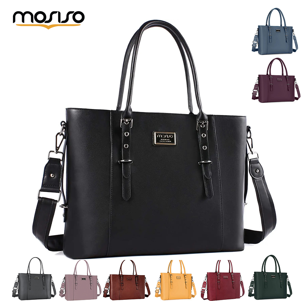 MOSISO Tote Bag for Women MacB - Women Bags With Laptop Compartment recension och pris