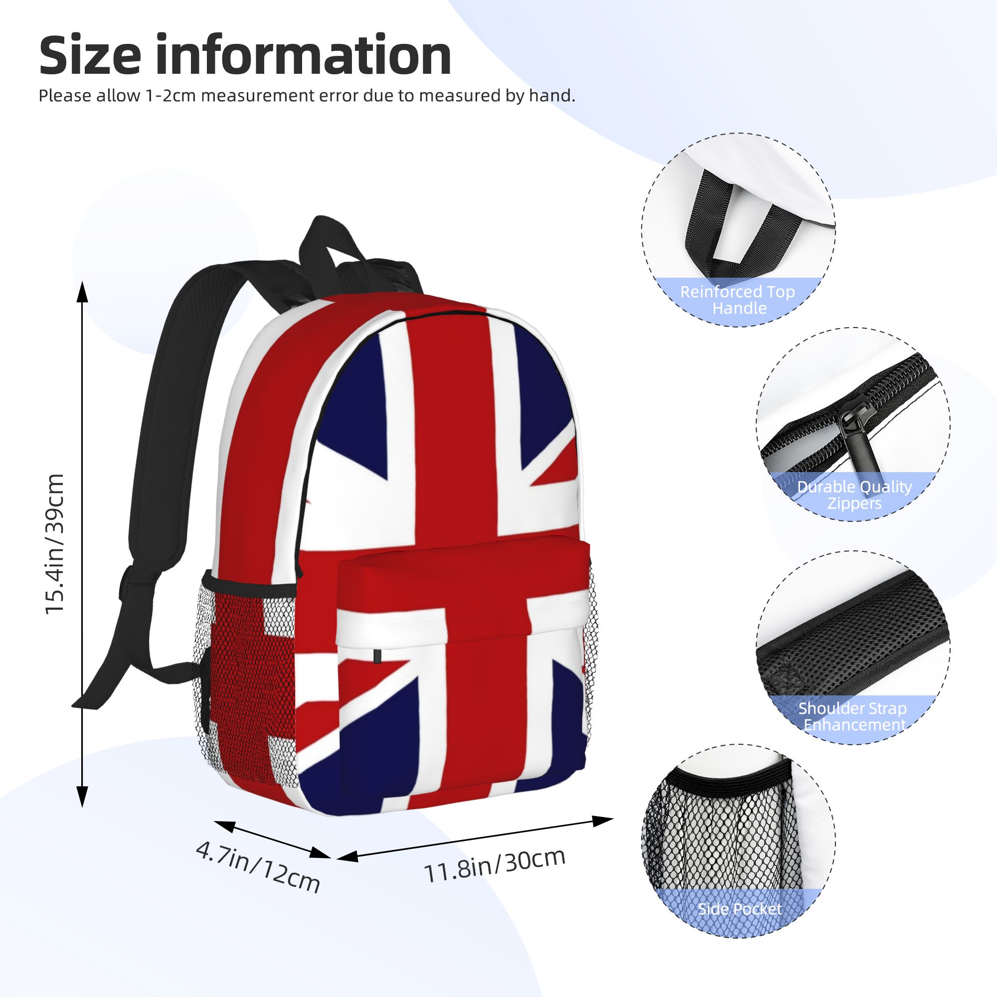 Union Jack Flag Of The UK Back - Women Bags Uk recension och pris