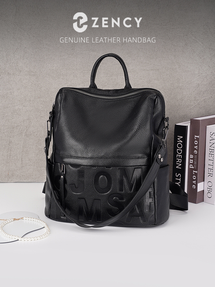 Zency Premium Genuine Leather  - Women Bags Grey recension och pris