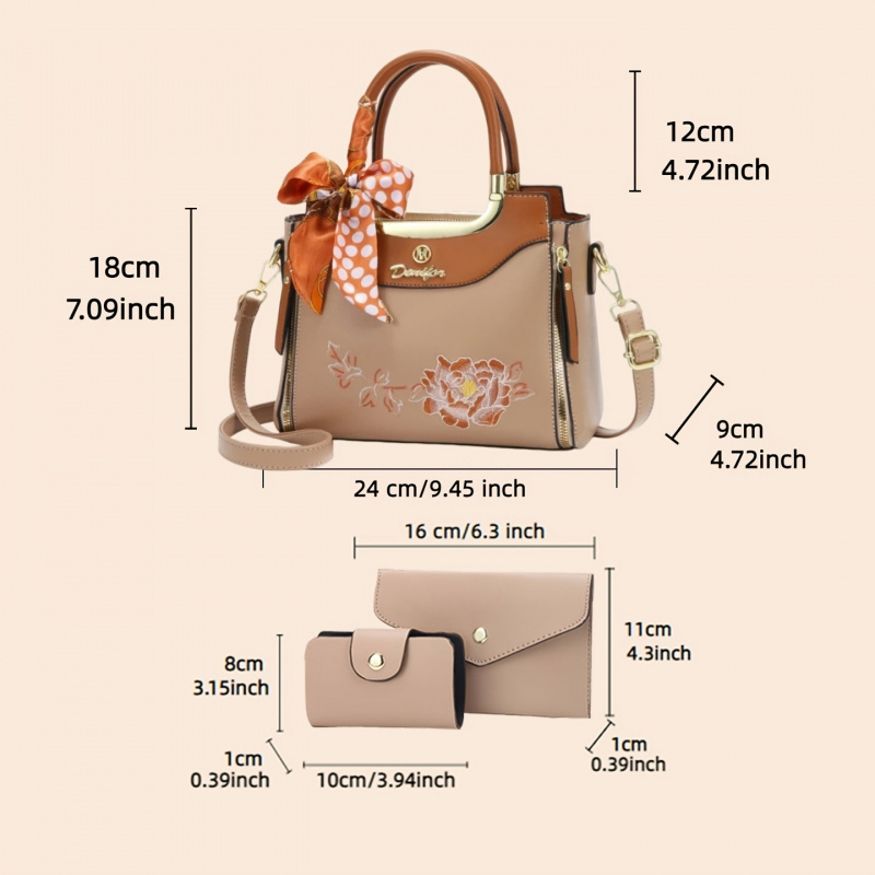High-quality embroidered handb - Women Bags For Office recension och pris