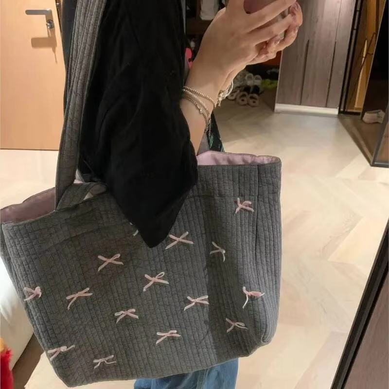 Large Capacity Grey Tote Women - Women Bags Grey recension och pris
