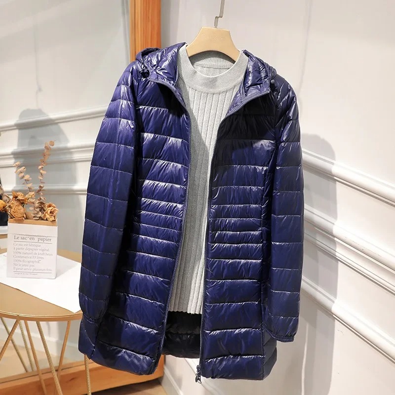 Female Long Down Jacket Light  - Women Bags For Office recension och pris