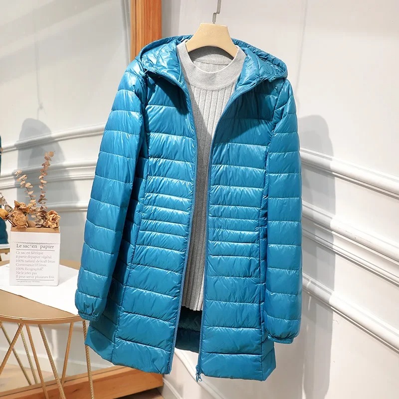 Female Long Down Jacket Light  - Women Bags For Office recension och pris