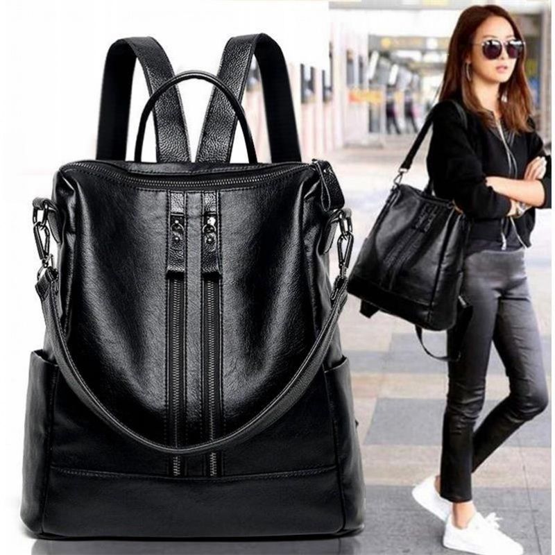 Women Soft Leather Backpack Sc - Women Bags For Office recension och pris