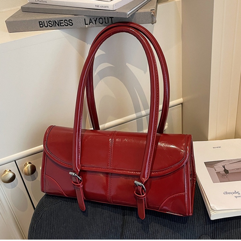 High Quality Burgundy PU Leath - Women Bags For Airport recension och pris