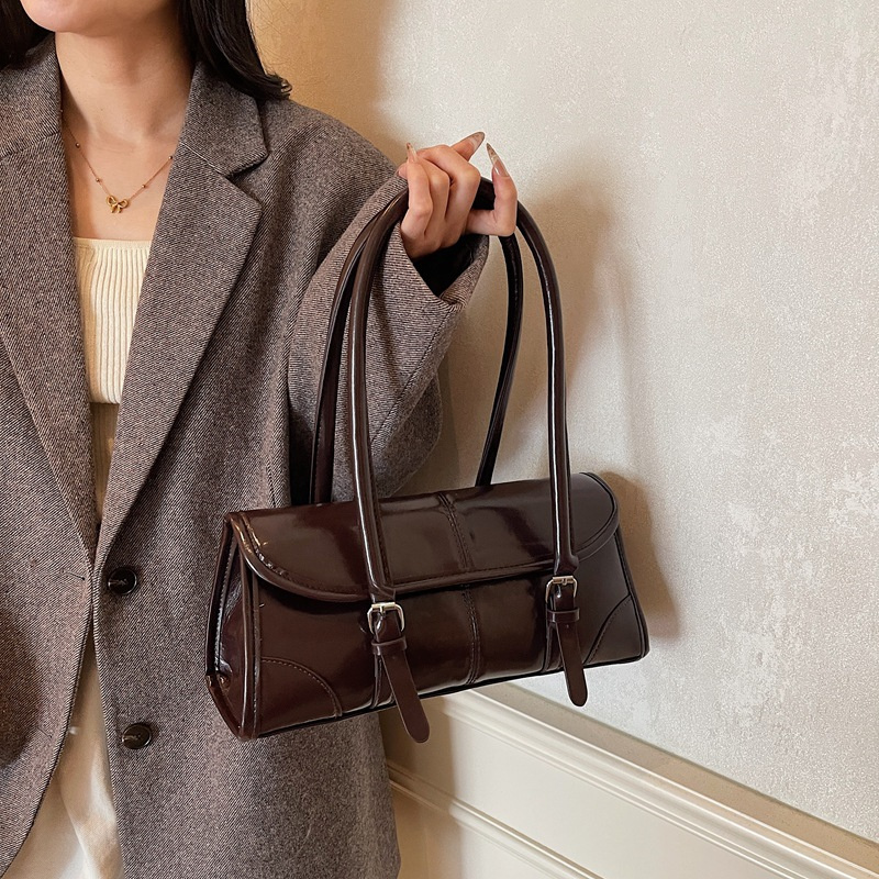 High Quality Burgundy PU Leath - Women Bags For Airport recension och pris