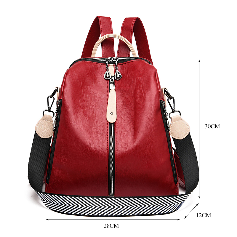 Fashion Backpack Women Soft Le - Women Bags With Laptop Compartment recension och pris