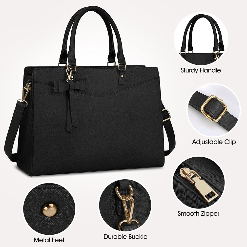 Laptop Bag for Women 15.6 Inch - Women Bags With Laptop Compartment recension och pris