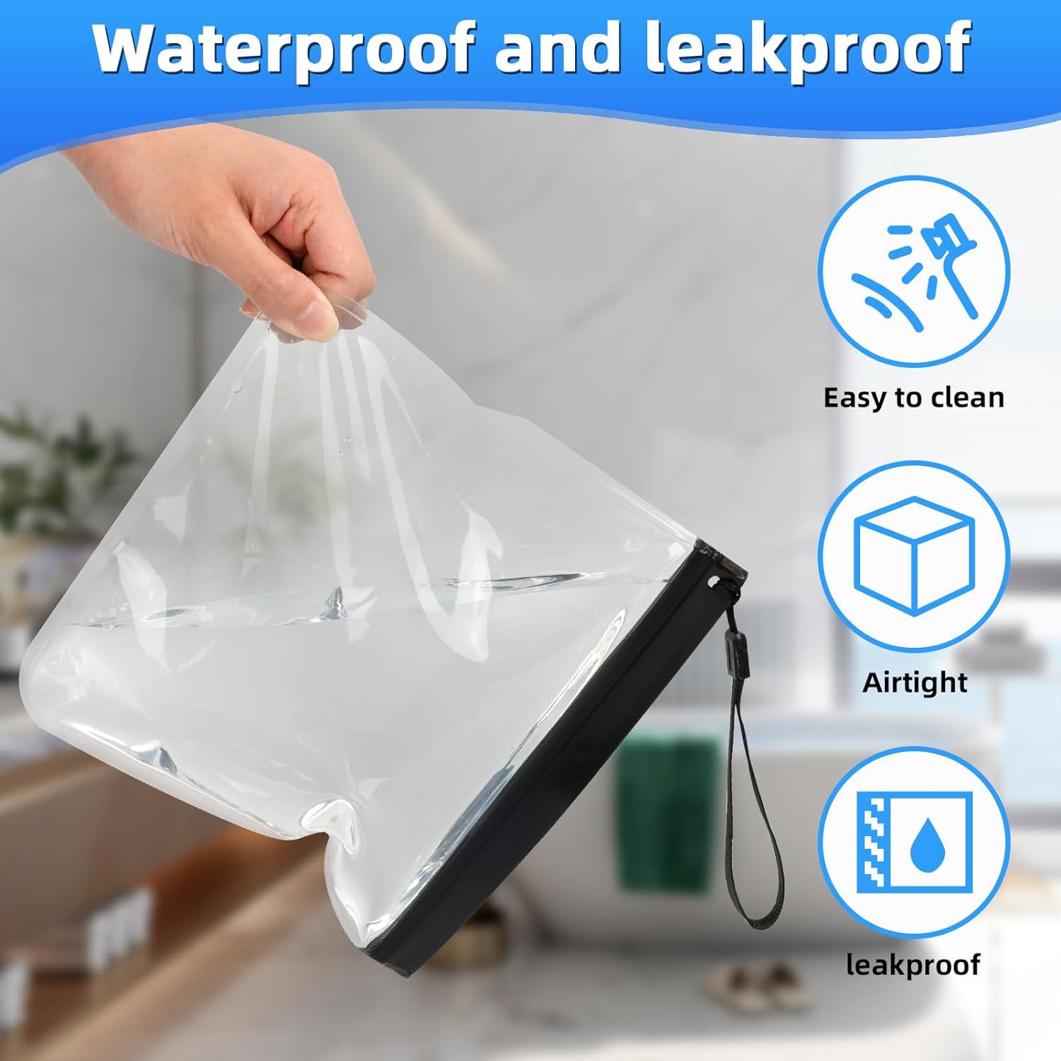 2pcs Luggage Transparent Trave - Women Bags For Airport recension och pris