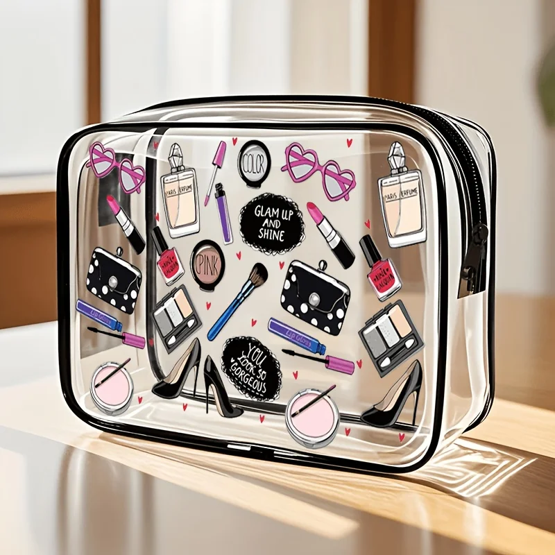 1pc Clear Makeup Bag Transpare - Women Bags For Airport recension och pris