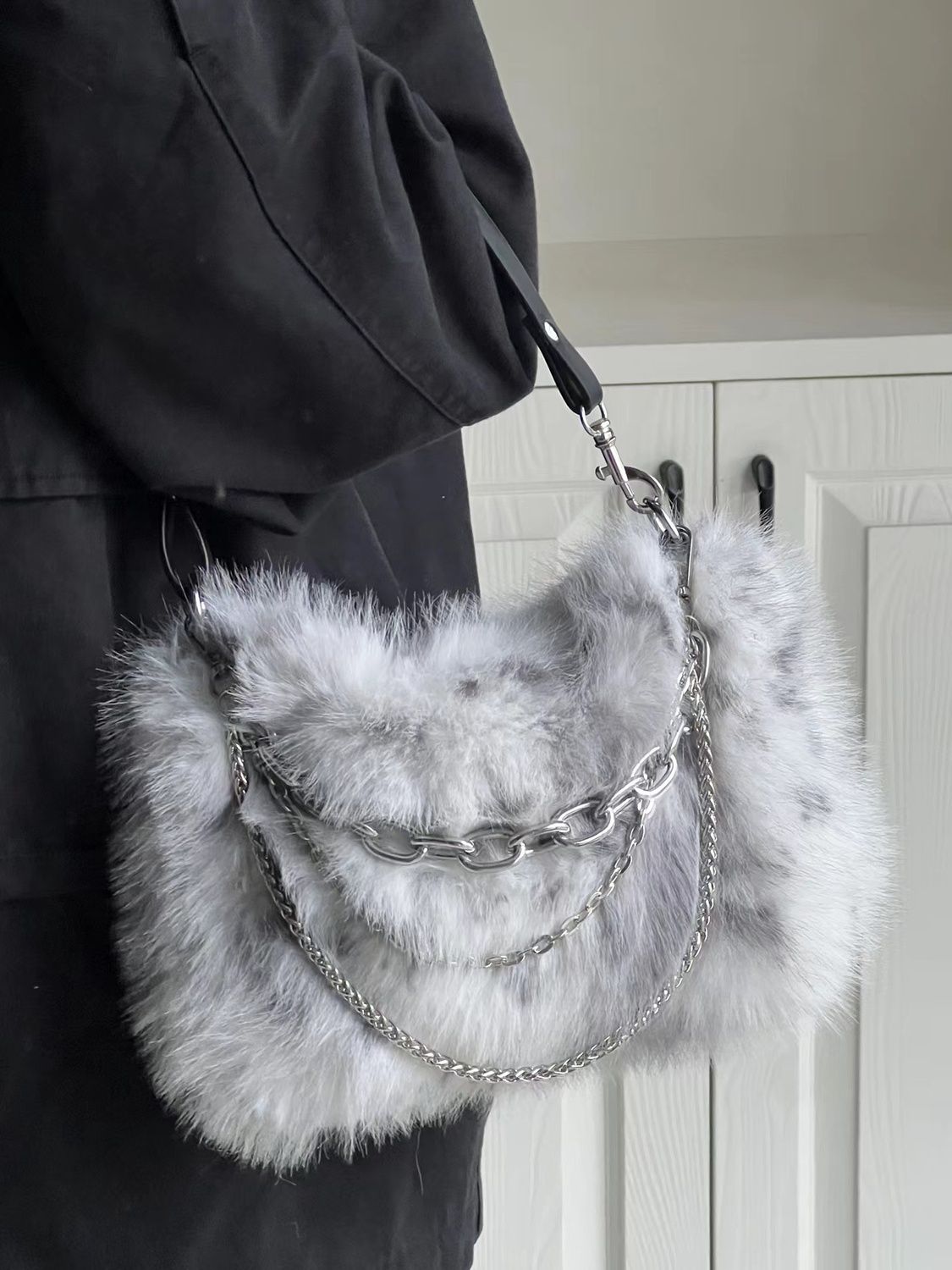 JIAERDI Vintage Y2K Handbag Wo - Women Bags Grey recension och pris