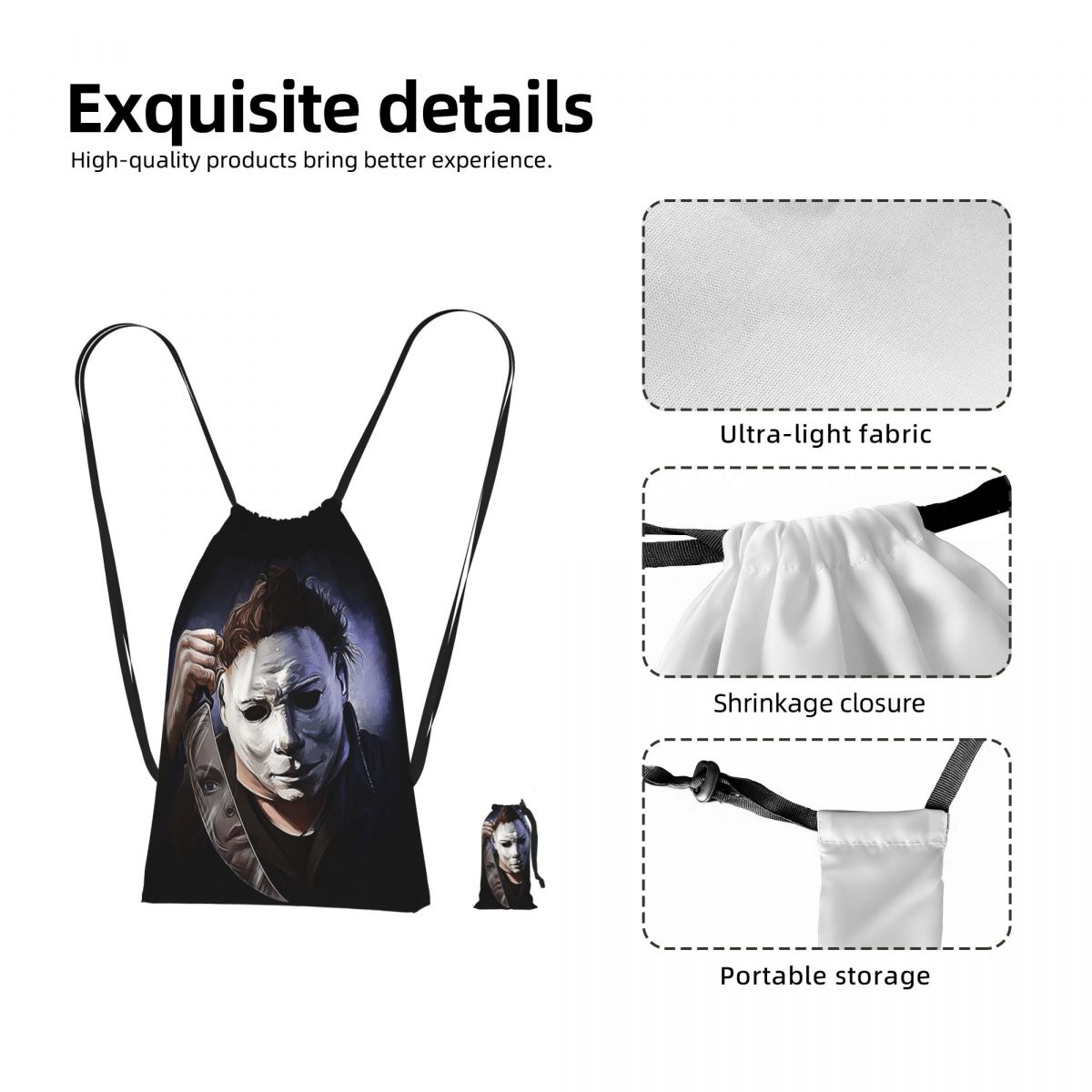 Michael Myers Drawstring Backp - Women Bags Myer recension och pris