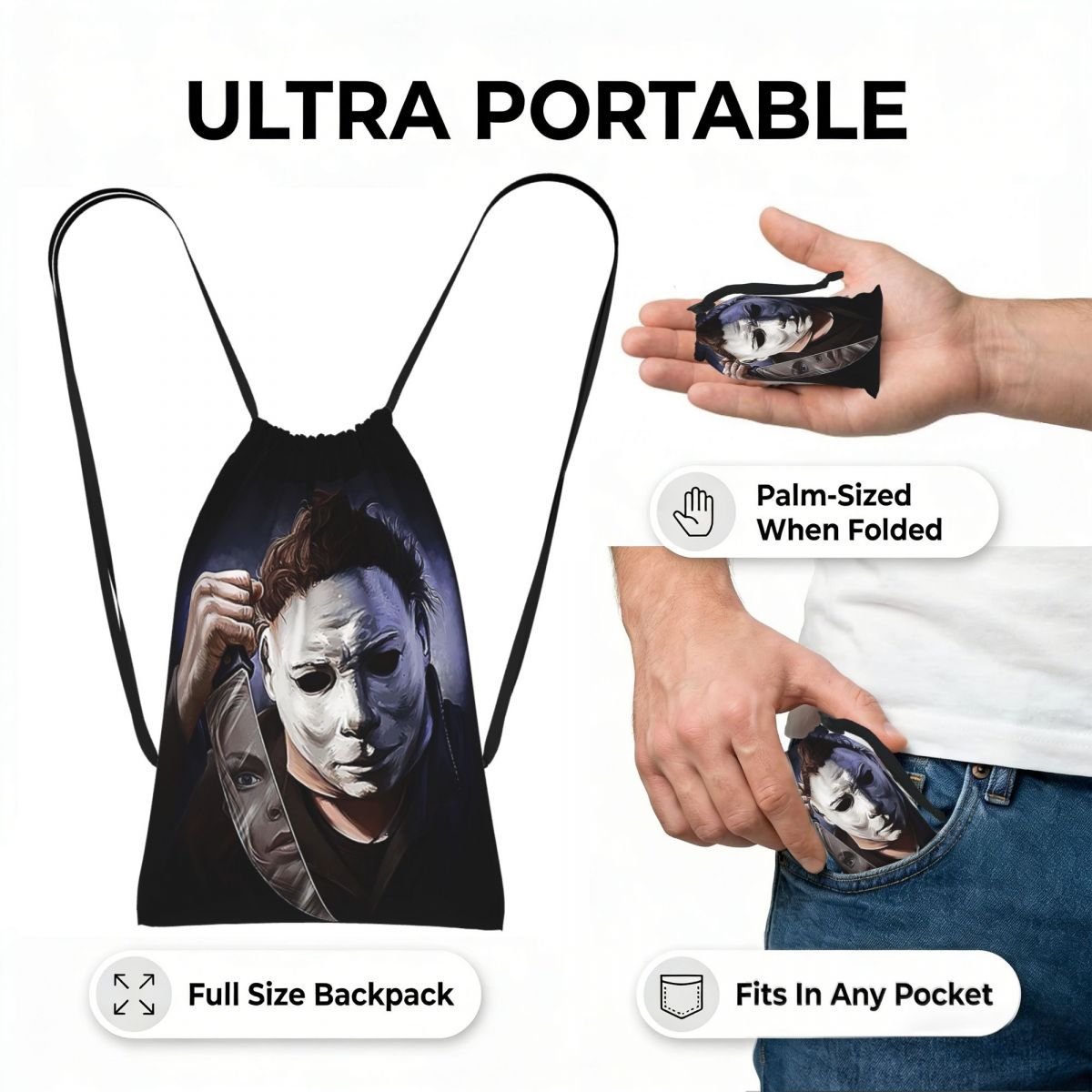 Michael Myers Drawstring Backp - Women Bags Myer recension och pris