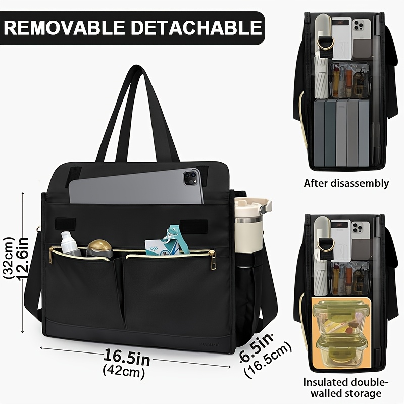 Oxford Lunch Bag for Women, La - Women Bags With Laptop Compartment recension och pris