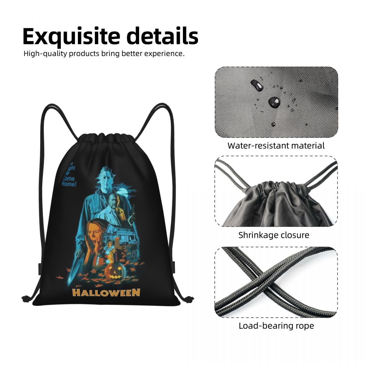 Custom Michael Myers Drawstrin - Women Bags Myer recension och pris