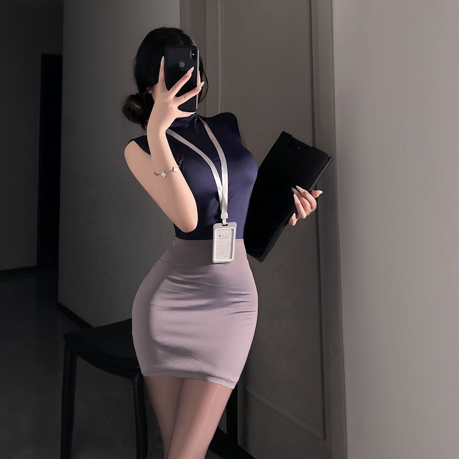 Sweet Skirts Set OL Sexy Pure  - Women Bags For Office recension och pris