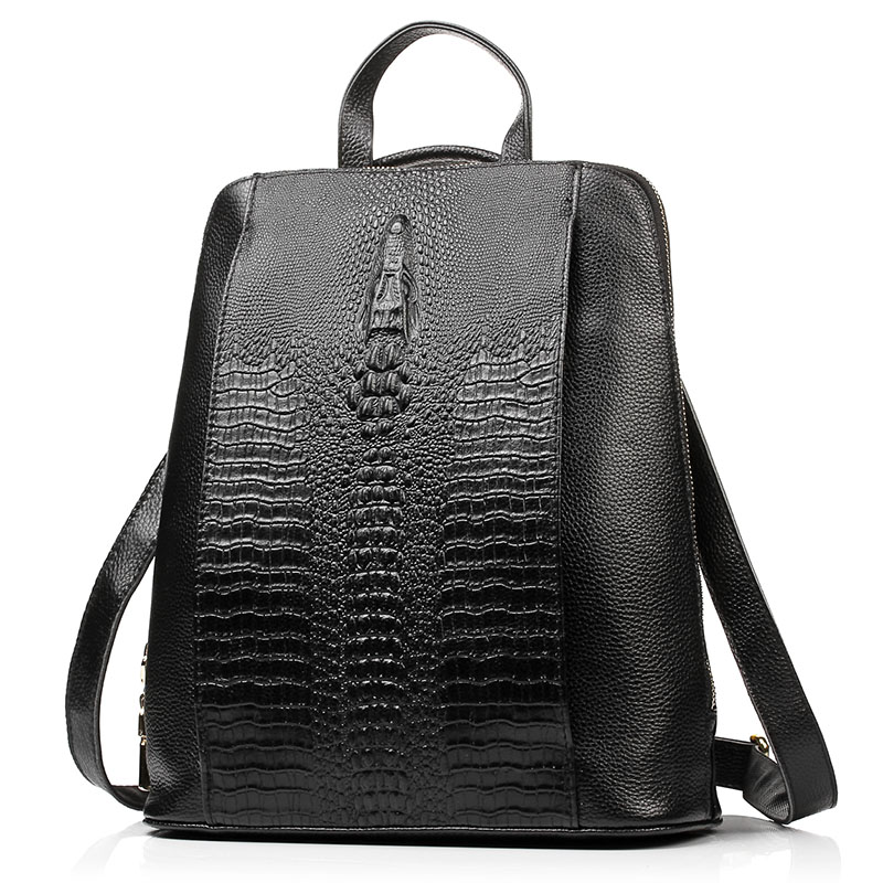 Zency Women's Crocodile Leathe - Women Bags With Laptop Compartment recension och pris